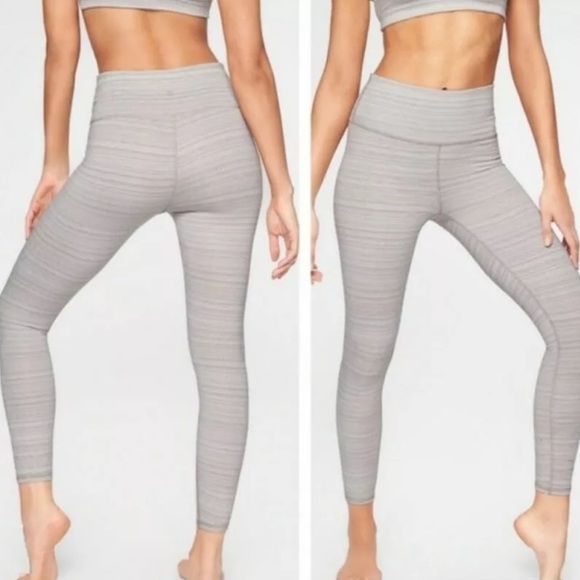 Athleta High Rise Jacquard Chaturanga XS Leggings - Picture 3 of 9